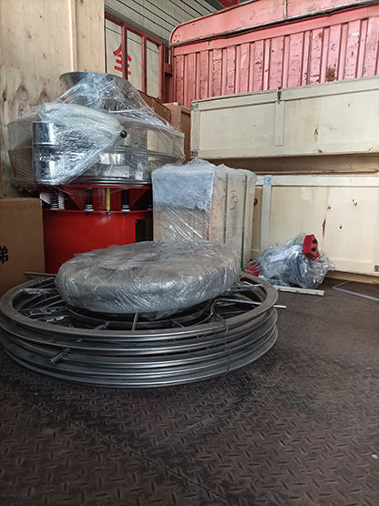 旋振篩、網(wǎng)架、電機(jī)、檢驗(yàn)篩等發(fā)貨